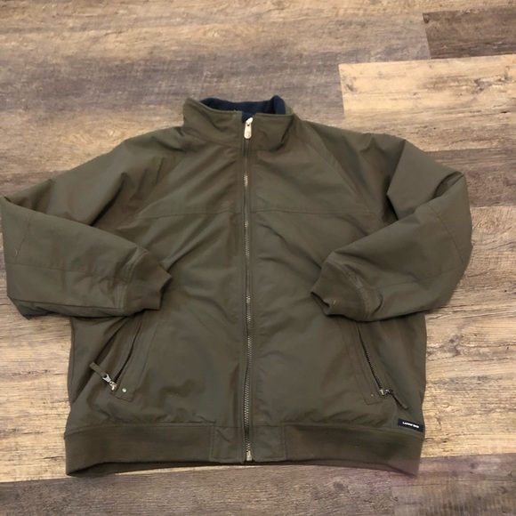 Lands End Coat XXL Squall Jacket stylebeige lots of zipper fully lined